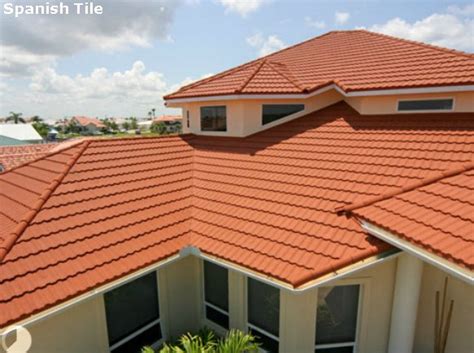 image house metal coated roof spanish style|spanish metal roofing.